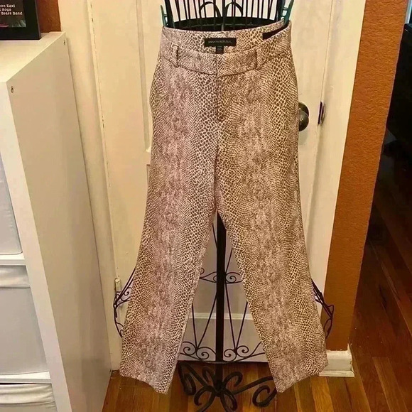 Banana Republic Snakeskin Pants-Sz 00P - Picture 1 of 7